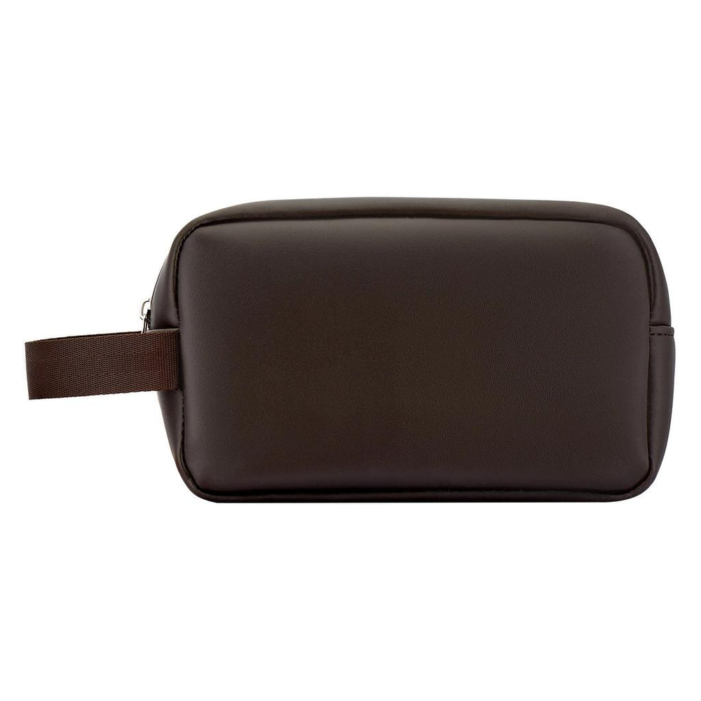 Eklips Brown Men's Grooming Bag for Travel