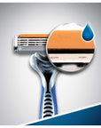 Gillette Blue3 Disposable Razor 3-Pack - Comfort Technology - Image