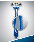 Gillette Blue3 Disposable Razor 3-Pack - Comfort Technology - Image