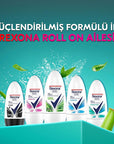 Rexona Bamboo & Aloe Vera Roll On Deodorant 50ml - 72 Hour Protection | Women's Care
