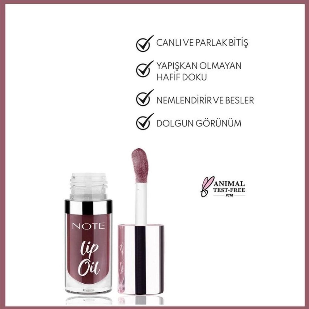 Note Cosmeceuticals Lip Oil in Deep Berry 6ml