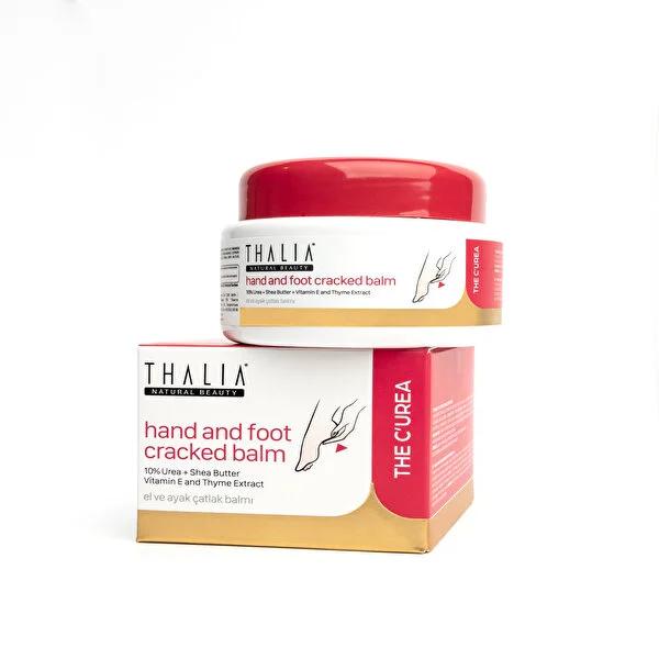 Thalia Hand & Foot Crack Balm: 10% Urea & Shea Butter for Deep Moisturizing & Dry Cracked Skin Repair Thalia Hand & Foot Balm: Urea & Shea Butter for Cracked Skin Repair hand crack balm, foot crack balm, urea cream for feet, shea butter hand cream, dry cracked skin treatment, intensive moisturizing balm, healing foot balm, Thalia balm, cracked heel repair, dry hand repair, hand balm, foot balm, urea cream, shea butter cream, dry skin treatment, moisturizing balm, healing balm, Thalia, cracked heel, dry hand