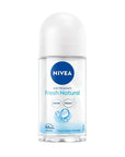Nivea Fresh Natural Women's Roll-On Deodorant - 48 Hour Protection, Alcohol-Free, Natural Fragrance - view 3