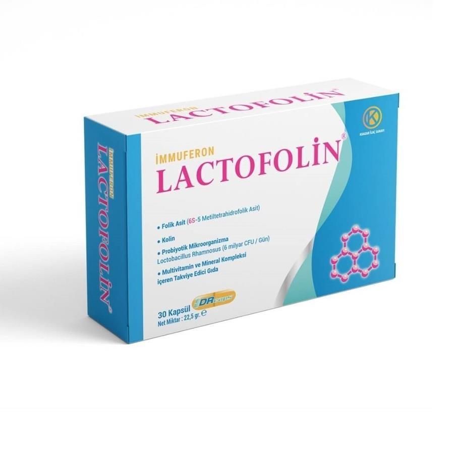 İmmuferon Lactofolin Dietary Supplement - 30 Capsules - Multivitamin, Probiotic, Folic Acid, Choline for Immune Support İmmuferon Lactofolin Dietary Supplement - Multivitamin & Probiotic Dietary Supplement, Multivitamin, Probiotic, Folic Acid, Choline, Immune Support, Health and Wellness, Nutritional Support, Gut Health, Pregnancy Support