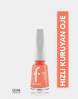 Flormar Quick Dry Nail Polish QD46 Summer Song Fast Drying