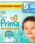 Pampers Premium Care Size 5 Diapers 42 Count