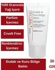 Decubal Lip and Dry Skin Balm - Moisturizing, Lanolin, Vitamin E - 1.01 fl oz Decubal Dry Skin Balm - Moisturizing Lip Care Dry skin balm, Lip care balm, Moisturizing balm for dry skin, Lanolin skin care, Natural dry skin relief, Sensitive skin care, Fragrance-free, Paraben-free, Lip balm, Dry skin relief, Moisturizing balm, Skin care, Natural ingredients, Swedish dermatologists, Intensive moisturization