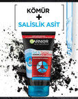 Garnier Charcoal Face Mask and Peeling Product - 3-in-1 Skincare Solution for Blackhead Removal Garnier Charcoal Face Mask - 3-in-1 Blackhead Removal Skincare charcoal face mask, blackhead removal skincare, multi-functional skincare product, salicylic acid skincare, natural skincare products, Garnier, skincare, face mask, peeling product, cleansing, blueberry extract, 3-in-1 skincare, skin impurities, skincare routine, cosmetic