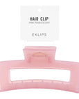 Eklips Premium Rectangular Pink Pearl Claw Clip