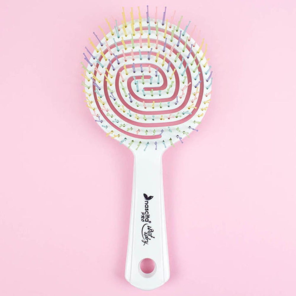Nascita Pro Hair Brush - GemTips Detangling Brush for Wet & Dry Hair, Anti-Static, Gentle on Scalp - view 2
