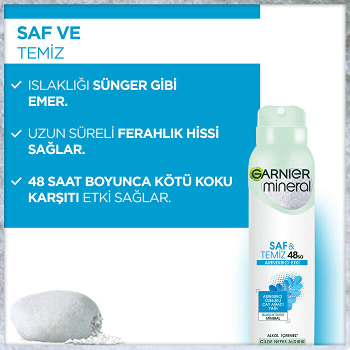 Garnier Mineral Antiperspirant Spray - 6 oz | Long-Lasting Protection