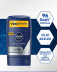 Nivea Men Derma Control Clinical: 96HR Sweat & Odor Protection Deodorant Stick with Vitamin C – Fight Underarm Darkening for All Skin Types Nivea Men: 96HR Clinical Deodorant Stick - Sweat & Odor Control Nivea Men Deodorant, Men's Antiperspirant, Clinical Strength Deodorant, Long Lasting Deodorant, Underarm Darkening Deodorant, Deodorant for Men, Sweat Protection, Odor Protection, Stick Deodorant, Dry Deodorant, deodorant, antiperspirant, men's grooming, skin care, vitamin C, underarm care, odor control, sw