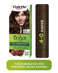 Palette Natural Permanent Hair Dye 4-0 Brown - Long-Lasting, Natural Ingredients - view 5