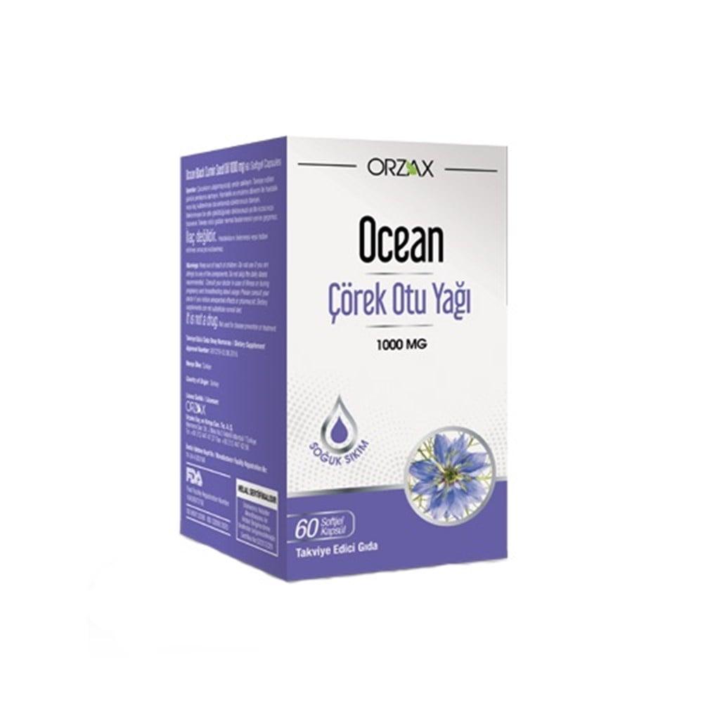 Orzax Ocean Black Seed Oil Supplement - 60 Capsules, 1000mg Cold-Pressed Oil, Immune System Support - image 4