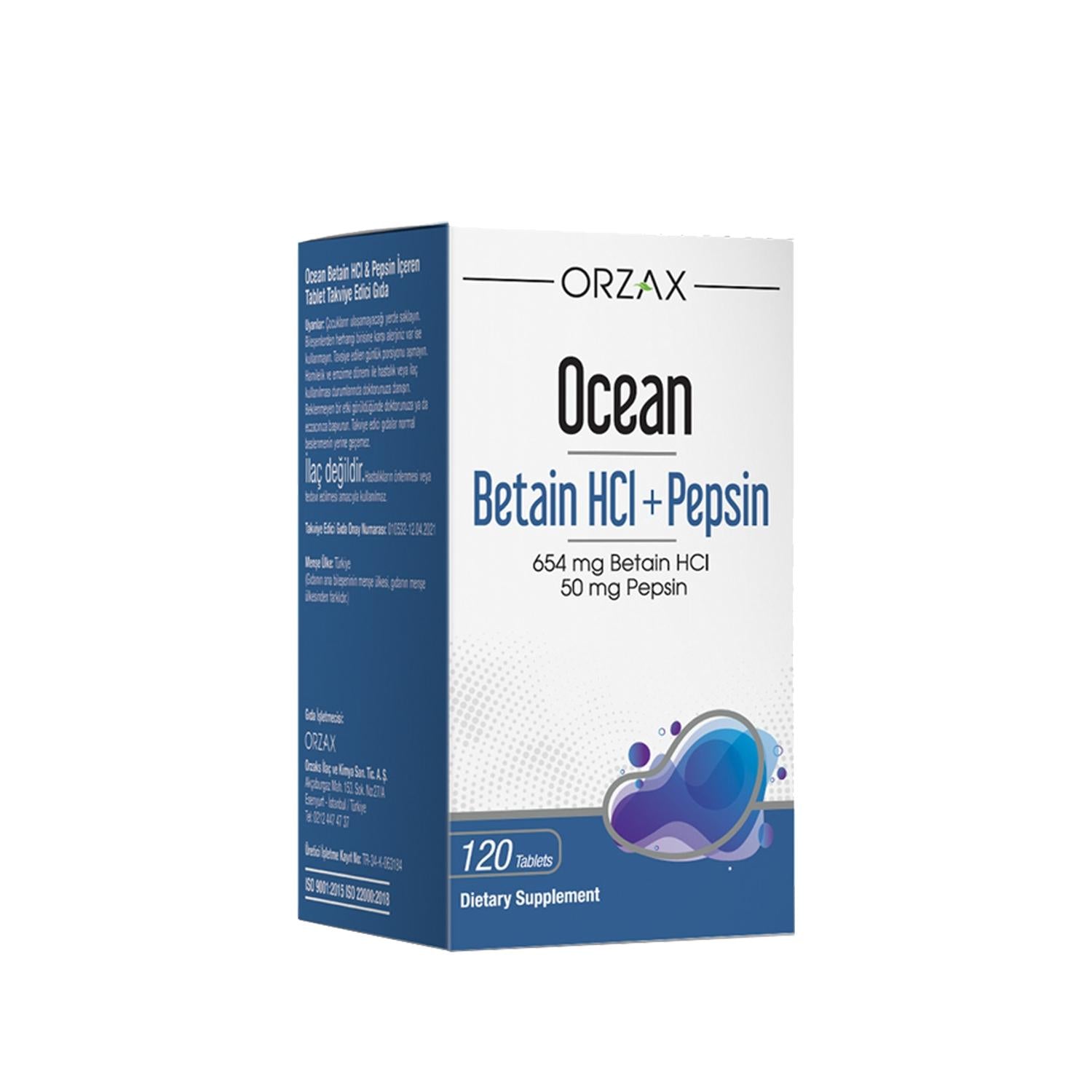 Orzax Digestive Supplement with Betain HCl and Pepsin - 120 Tablets for Improved Digestion and Reduced Bloating Orzax Digestive Supplement - 120 Tablets for Better Digestion digestive supplement, Betain HCl, Pepsin, digestive health support, dietary supplement for digestion, digestive discomfort relief, acid reflux relief, bloating relief, natural digestive support, health supplements, wellness products