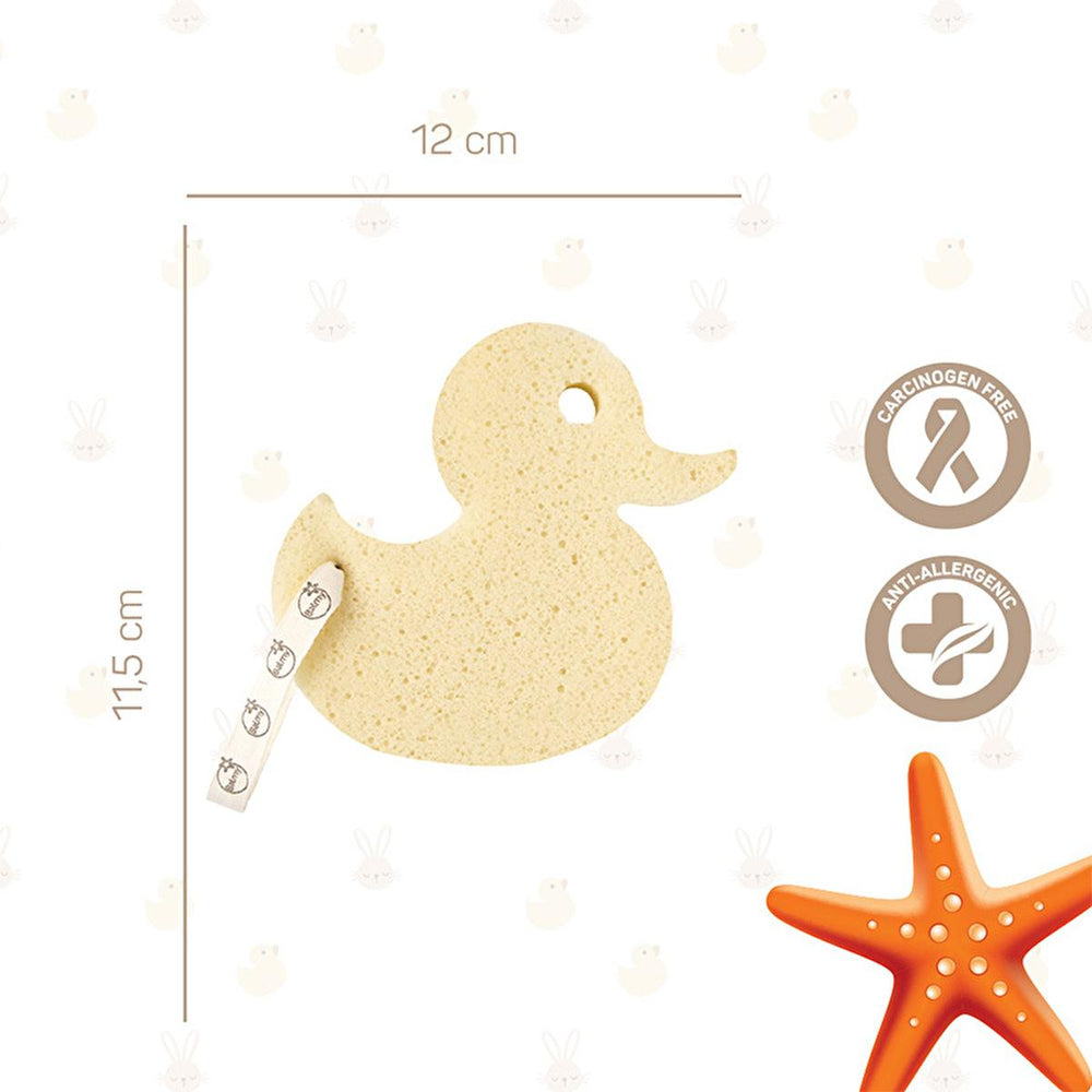 Balmy Baby Bath Sponge - Soft, Natural, and Hypoallergenic for Sensitive Skin - view 2