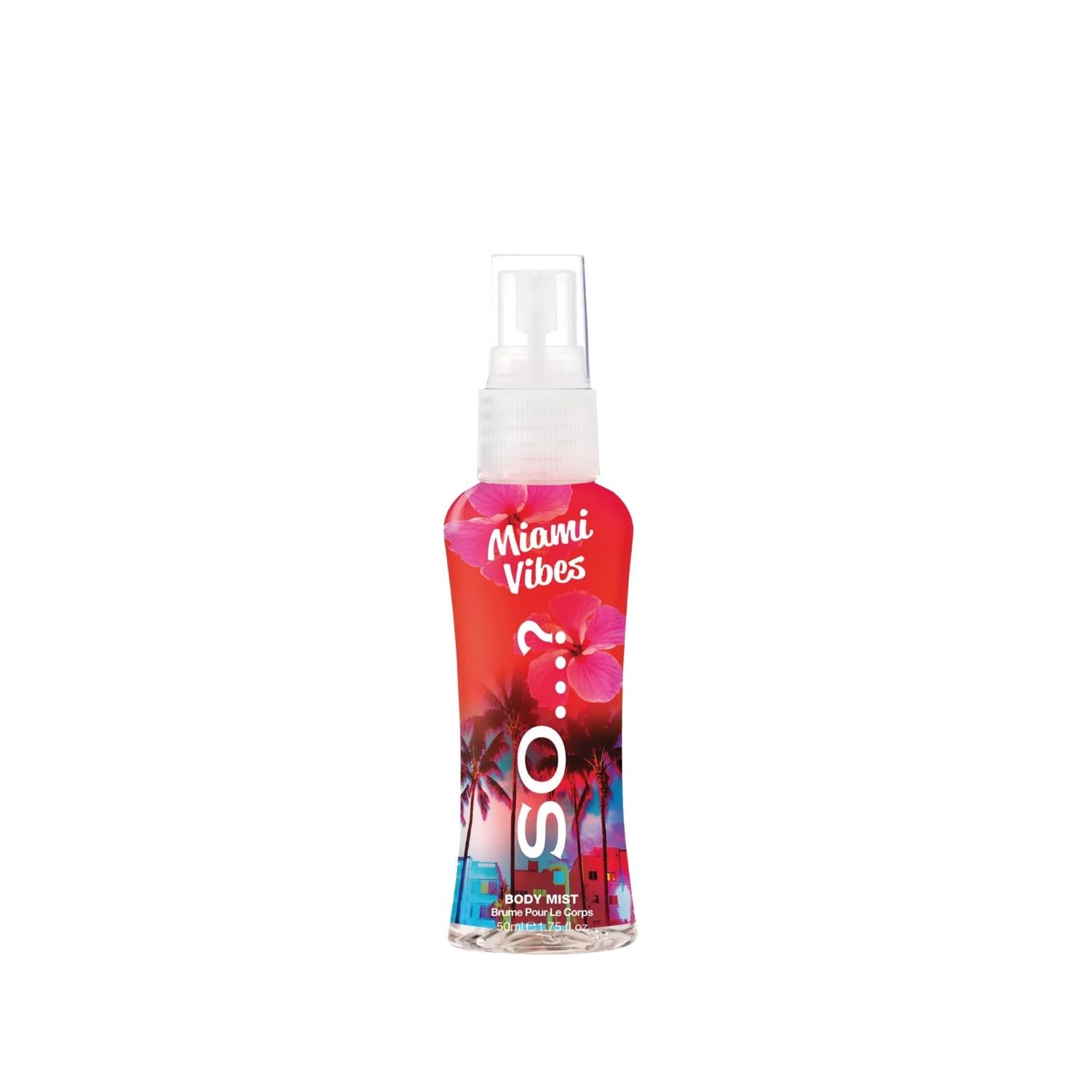 So…? Miami Vibes Body Spray 50ml - Refreshing Fragrance for Men & Women So…? Miami Vibes Body Spray 50ml - Refreshing Fragrance body spray, Miami Vibes fragrance, personal care products, fragrance for men or women, discounted body spray, refreshing fragrance, portable hygiene, affordable luxury, daily hygiene, post-workout refresh, special occasion fragrance