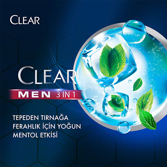 Clear Men Dandruff Care Shampoo - 13.5 Fl Oz | Deep Cleansing