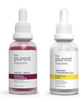 The Purest Solutions Skin Care Set - Brightening Serum & Facial Peeling for Hyperpigmentation with AHA BHA and - Face Serum