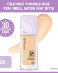 Maybelline New York Lumi Mat Fondöten - 098, Matte Foundation for Natural Finish, Lightweight & Long-Lasting Maybelline Lumi Mat Fondöten 098 - Matte Foundation matte foundation, lightweight foundation, long-lasting foundation, moisturizing foundation, Maybelline New York Lumi Mat Fondöten, foundation makeup, natural finish, everyday makeup, cosmetics, makeup essentials