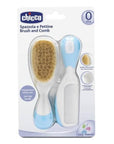Chicco Baby Hair Brush and Comb Set - Gentle Hair Care for Newborns and Infants - Baby Care