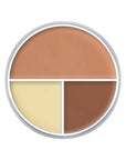 Kryolan Ultra Foundation Trio Cream Palette A 40g