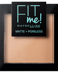 Maybelline New York Fit Me Matte+Poreless Foundation Powder - Natural Matte Finish, Pore Minimizing Makeup, Shine - view 2