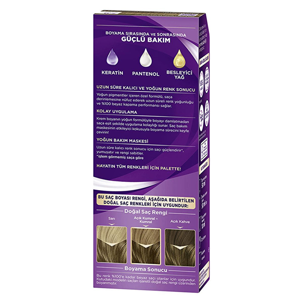 Palette Hair Dye - Vibrant Long-Lasting Color with Keratin Care - view 4