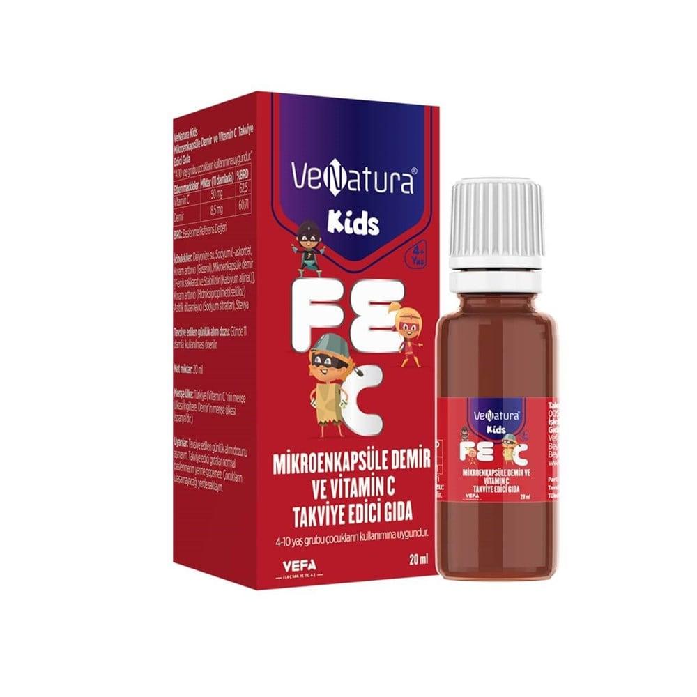 VeNatura Kids Microencapsulated Iron and Vitamin C 20 ml 300 Drops - image 3