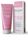The Ceel SPF50 Tone Evening Pink Sunscreen with Glutathione & Hyaluronic Acid - 50ml - Sunscreen