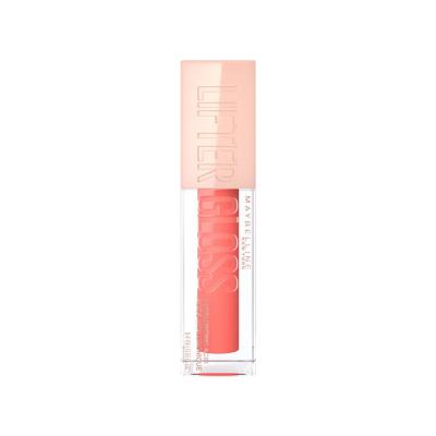 Maybelline New York Lifter Gloss - Hydrating Lip Gloss with Lifting Effect, Non-Sticky Peach Ring Shade Maybelline Lifter Gloss - Hydrating & Lifting Lip Gloss Lip Gloss, Moisturizing Lip Care, Hyaluronic Acid Lip Gloss, Non-Sticky Lip Gloss, Lifting Lip Gloss, Peach Ring Lip Gloss, Maybelline New York, Lip Care, Cosmetics, Beauty Products, Hydrating Lip Gloss