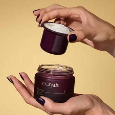 Caudalie Premier Cru Anti-aging Moisturizing Cream Refill Capsule - Hydrating, Natural Skincare for Various Skin Types Caudalie Premier Cru Anti-aging Cream - Natural Hydration anti-aging cream, moisturizing cream, Caudalie Premier Cru, natural skincare, hyaluronic acid cream, refillable skincare product, skincare for various skin types, anti-aging skincare, luxurious moisturizer, eco-friendly packaging