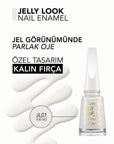 Flormar Jelly Look Nail Polish - Long-Lasting, Intense Pigment, Glossy Finish Flormar Jelly Look Nail Polish - Long-Lasting & Glossy nail polish, jelly nail polish, long-lasting nail polish, Flormar Jelly Look, intense pigment nail polish, beauty, cosmetics, nail care, nail art, salon-quality nails, vibrant nail colors