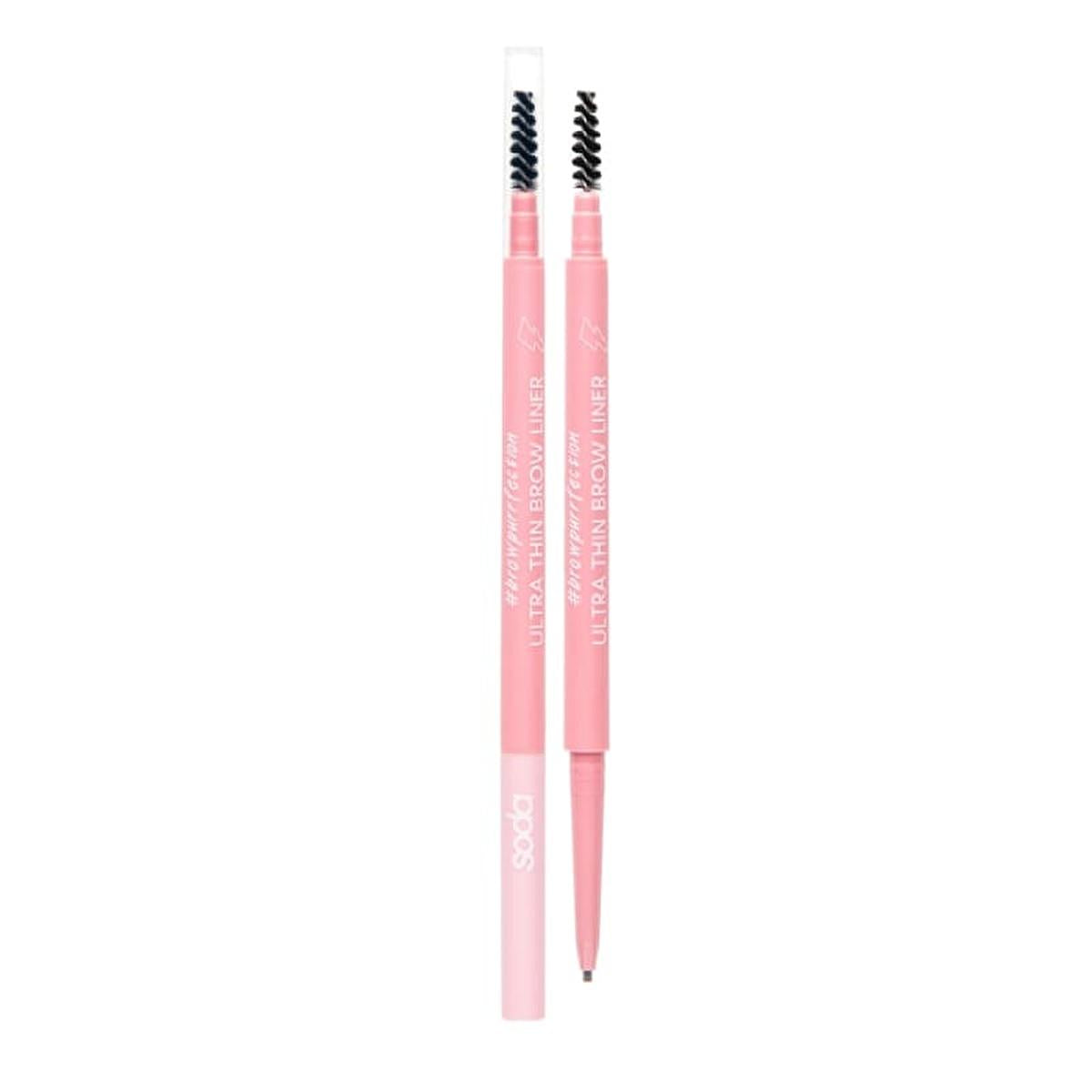 Soda Ultra Thin Brow Liner - Precise Eyebrow Definition & Long-Lasting Makeup - 002 Megan Soda Ultra Thin Brow Liner - Precise & Long-Lasting eyebrow liner, ultra-thin brow pencil, long-lasting eyebrow makeup, natural eyebrow shades, precise eyebrow definition, brow makeup, beauty, cosmetics, makeup, brow care, brow products, Soda, 002 Megan