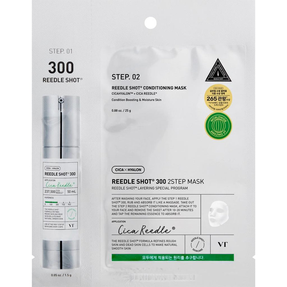 VT Cosmetics Reedle Shot 300 2-Step Sheet Mask