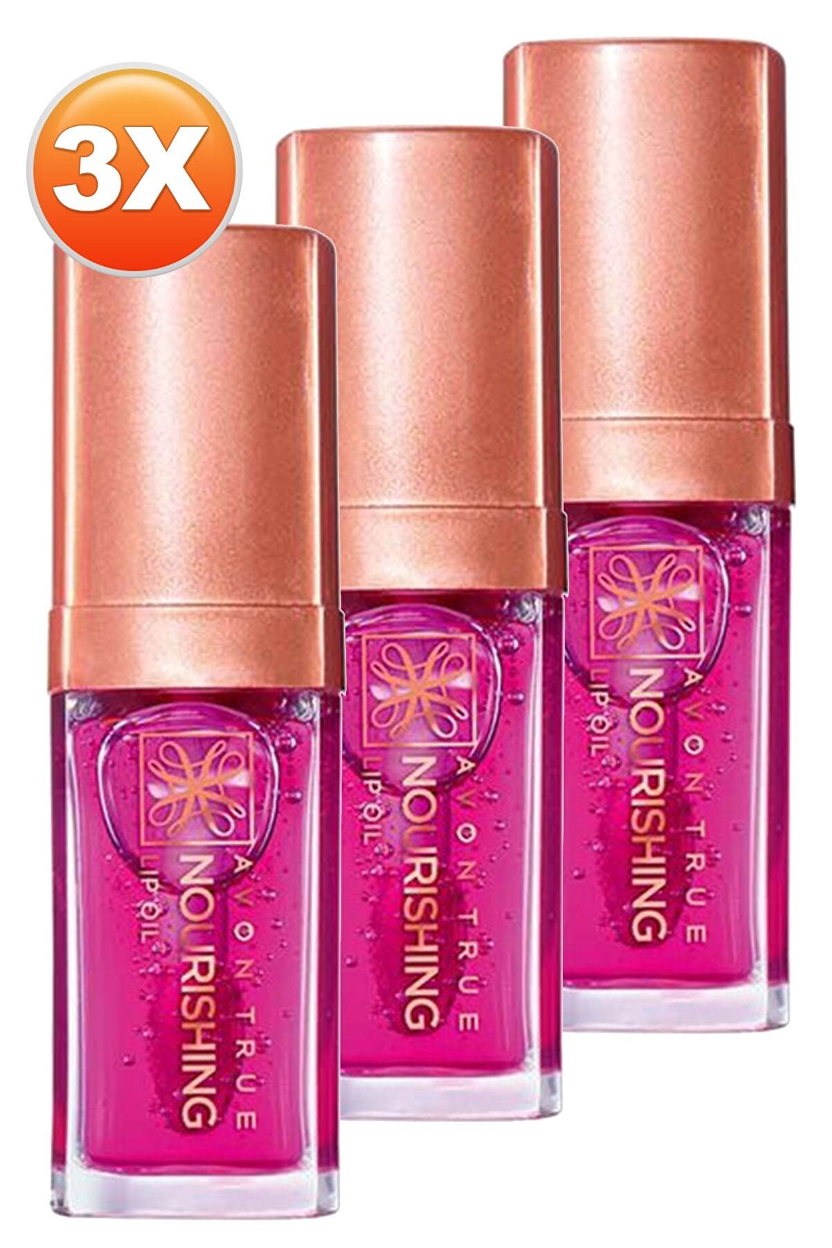 Avon True Nourishing Lip Oil 7 ml Blossom Triple Set