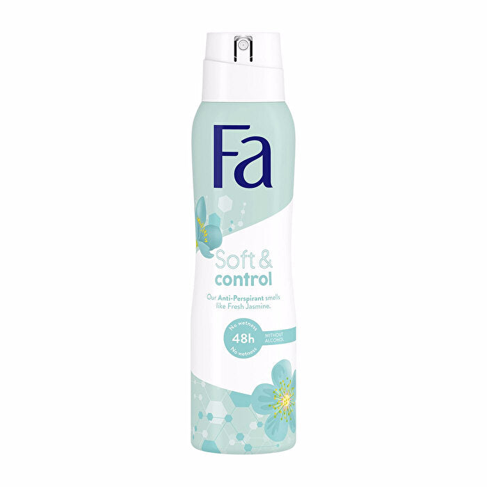 Fa Soft & Control Women's Deodorant Spray 150ml - Jasmine Scent | Eco-Friendly