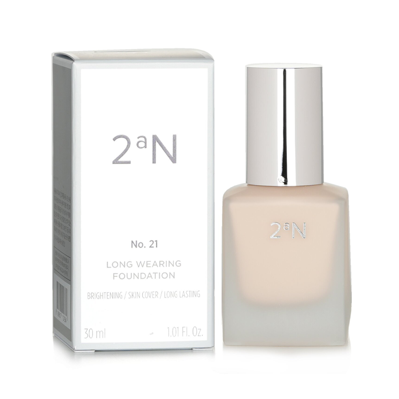 2aN Long Wearing Foundation 21 Light Beige SPF 30 30ml