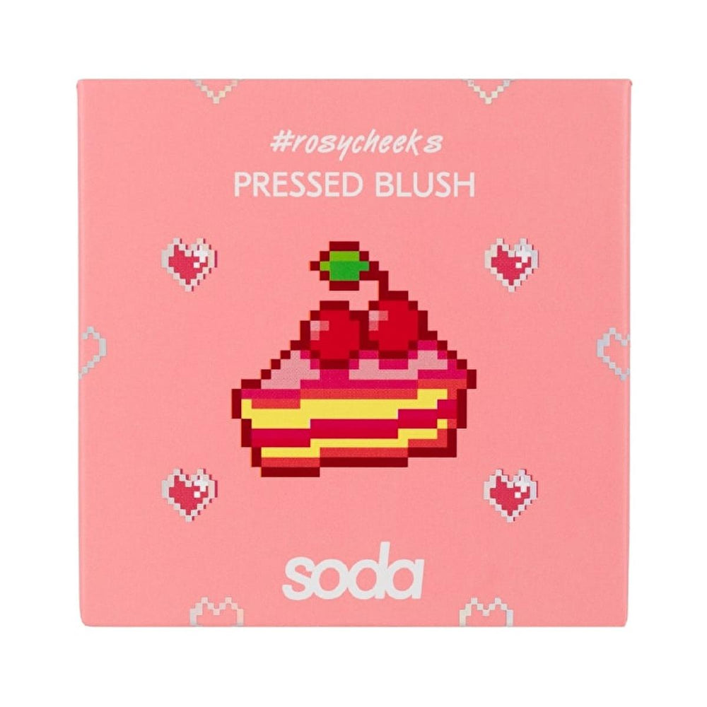 Soda Pressed Powder Blush for Natural Makeup Look - Matte Finish, Easy Application - view 3