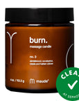 burn - Jojoba Oil Massage Candle for Skin Softening & Relaxation, Cruelty-Free & Natural Ingredients burn Jojoba Oil Massage Candle - Natural & Cruelty-Free Jojoba Oil Massage Candle, Cruelty-Free Massage Products, Natural Massage Candle, Skin-Soothing Massage Products, Clean Beauty Massage Candle, Massage Candles, Natural Skincare, Cruelty-Free Skincare, Relaxation Products, Sensual Massage, Couples Gifts, Self-Care Products, Jojoba Oil Benefits, Massage Therapy, Intimate Care, Wellness Products
