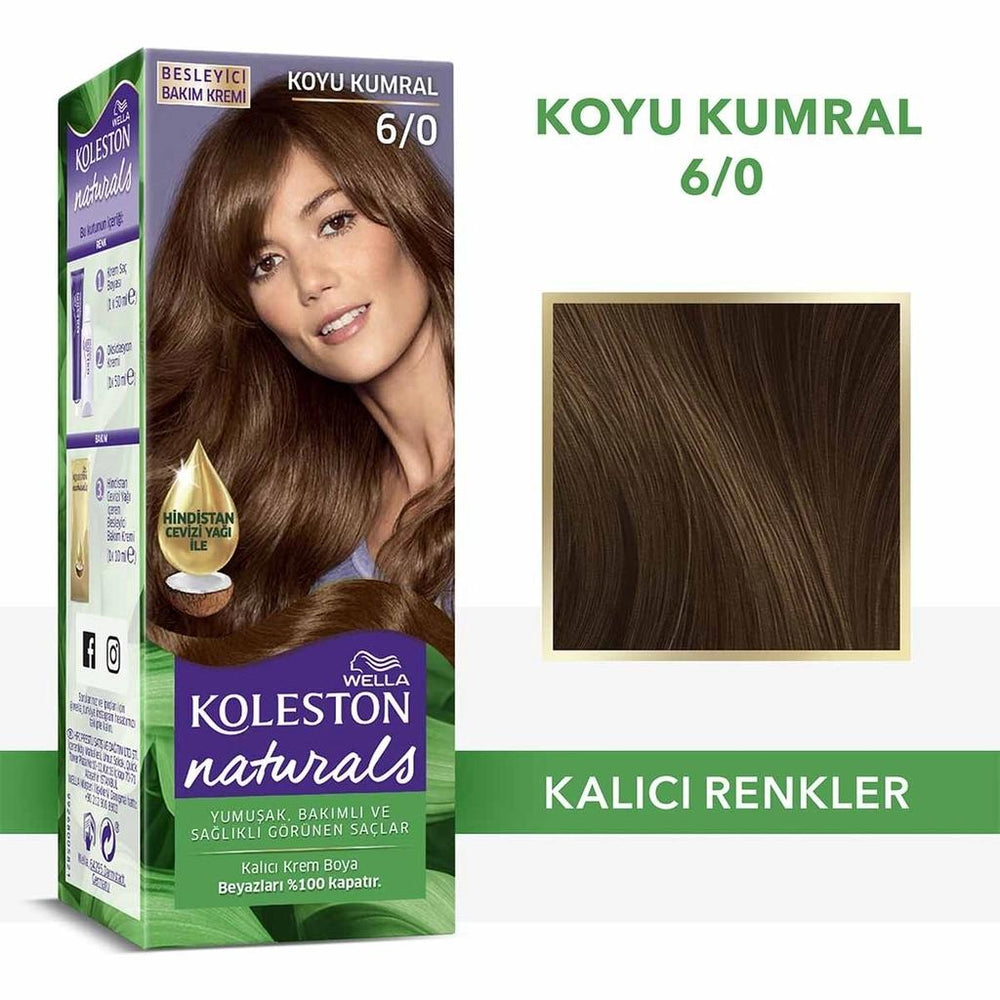 Wella Koleston Naturals Hair Color 6/0 Dark Blonde