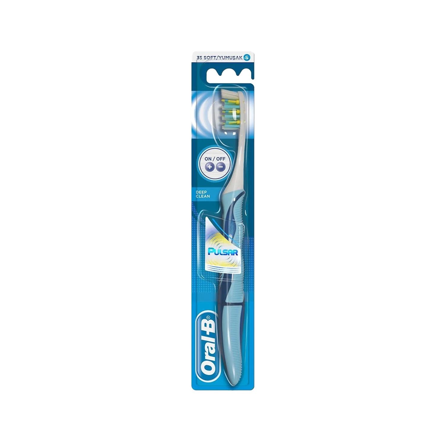 Oral-B Electric Toothbrush - Vibrating Titreşimli Diş Fırçası Orta Bristle for Efficient Dental Hygiene Oral-B Electric Toothbrush - Efficient Dental Hygiene Electric toothbrush, Oral-B, Vibrating toothbrush, Affordable electric toothbrush, Middle bristle toothbrush, Dental hygiene, Oral care, Health and personal care, Electric toothbrushes, Oral-B Pulsar, Titreşimli Diş Fırçası