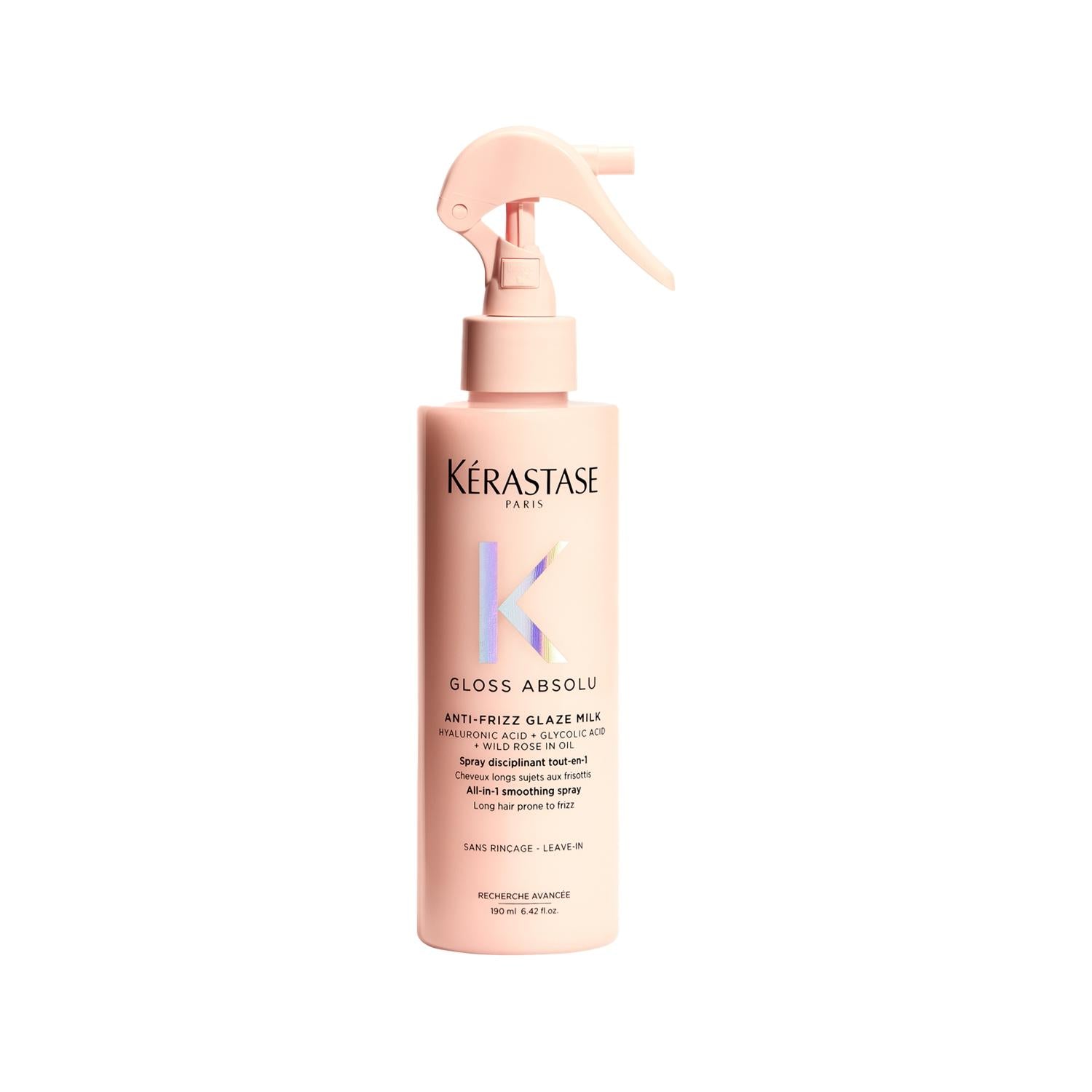 Kerastase Gloss Absolu Glaze Milk: Multi-Purpose Hair Treatment for Frizz Control & Shine | Kerastase Hair Products Kerastase Gloss Absolu: Frizz Control & Shine | Hair Care Kerastase Gloss Absolu, Glaze Milk hair care, frizz control spray, hair shine spray, multi-purpose hair treatment, anti-frizz hair milk, hair smoothing spray, flyaway control, Kerastase hair products, hair care product, leave-in treatment, styling aid, finishing spray, frizz-prone hair, smooth hair, shiny hair, glossy hair, hair treatme