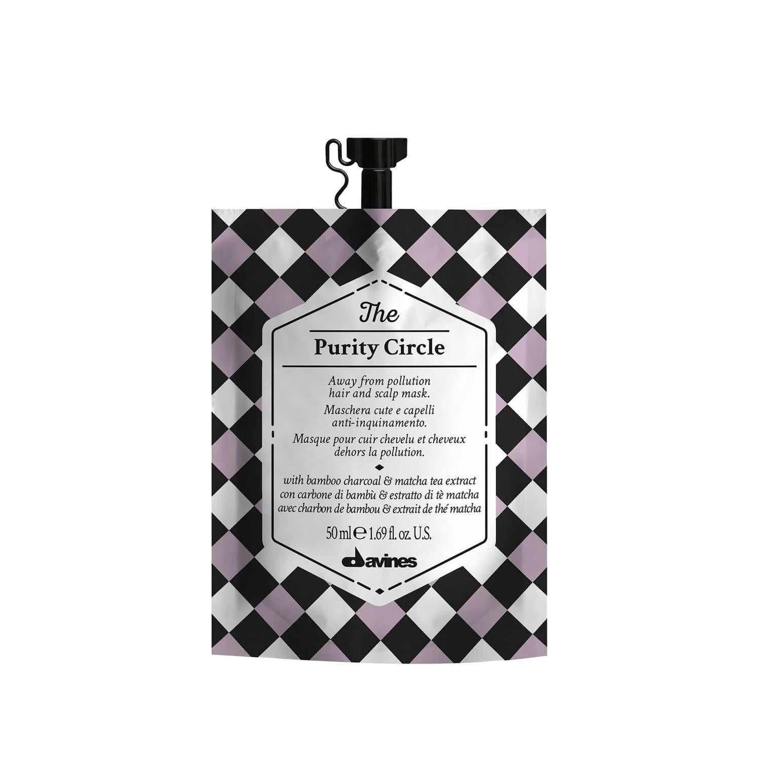 Davines The Purity Circle Purifying Hair Care Mask, 50 ml - Deeply Cleanses & Nourishes Hair Davines Purifying Hair Mask - 50 ml Hair care mask, Purifying hair mask, Davines The Purity Circle, Arındırıcı saç maskesi, 50 ml hair care product, Hair purification, Deep cleansing hair mask, Healthy hair care, Davines hair products, Hair nourishment