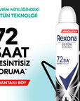 Rexona Women's Deodorant Spray - 72-Hour Antiperspirant Protection, Invisible Black + White, 200ml Rexona 72-Hour Deodorant Spray for Women - Invisible Black + White Rexona Women's Deodorant Spray, 72-hour antiperspirant protection, Invisible Black + White Deodorant, Long-lasting deodorant for women, Antiperspirant deodorant spray, Women's personal care, Active lifestyle products, Long-lasting freshness, Confidence booster, Clothing-friendly deodorant, Cost-effective personal care