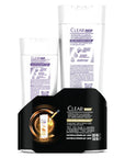clear women dandruff defense shampoo 350 ml, clear women dandruff defense shampoo 180 ml, clear women shampoo anti dandruff solution Clear Women Dandruff Defense Shampoo - Powerful Anti-Dandruff Solution for Women | 350 ml + 180 ml Clear Women Dandruff Defense Shampoo - Effective Against Hair Loss clear, dandruff-shampoo, women-hair-care, anti-hair-loss, ginger-extract, niacinamide, flake-free-hair, daily-shampoo, haircare-products, ai-generated