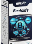 Nbt Life Benfolite: Support Nerve Health with Benfotiamine Vitamin B1 Supplement, 60 Easy-to-Swallow Capsules Nbt Life Benfolite: Vitamin B1 Supplement for Nerve Health Benfotiamine, Vitamin B1 supplement, Nerve health supplement, Benfolite, Dietary supplement, Thiamine supplement, Diabetic neuropathy supplement, Vitamin supplement, nerve function, antioxidant support, nerve pain, diabetes, blood sugar, B1 vitamin, capsules, easy to swallow, supplement, health, wellness
