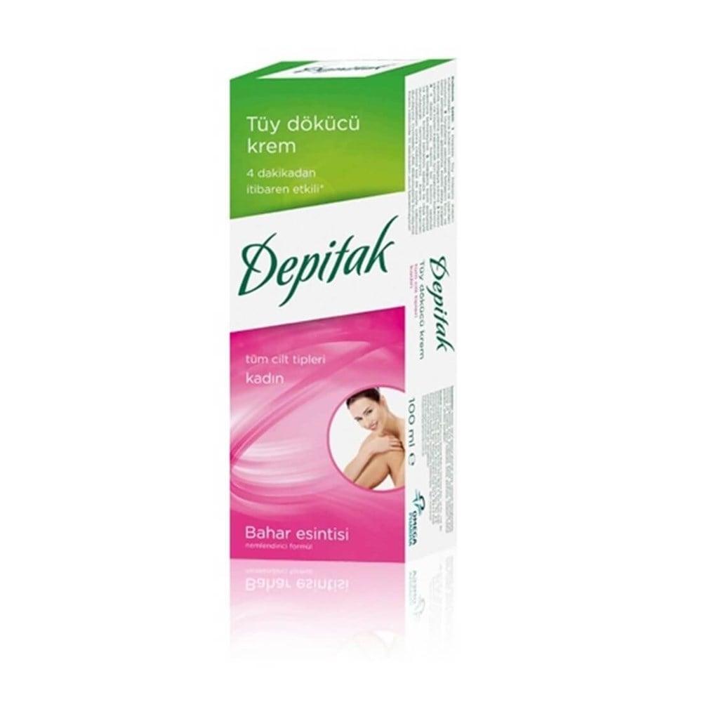 Depitak Hair Removal Cream for Women - Painless, Moisturizing, 3.38 fl oz Depitak Hair Removal Cream - Painless & Moisturizing hair removal cream, depilatory cream, painless hair removal, smooth skin, body hair removal, Depitak, women's grooming, personal care, beauty products, skincare, hair removal for women