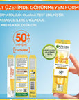 Garnier Daily Sunscreen Face Cream SPF50+ - Vitamin C Enriched, Vegan, Dermatologically Tested - 1.35 fl oz Garnier SPF50+ Daily Sunscreen Face Cream - Vitamin C & Vegan daily sunscreen, face cream with SPF50+, Vitamin C face cream, vegan skincare, dermatologically tested sunscreen, sun protection, brightening skincare, lightweight face cream, invisible texture, cruelty-free cosmetics, sensitive skin products, skincare essentials