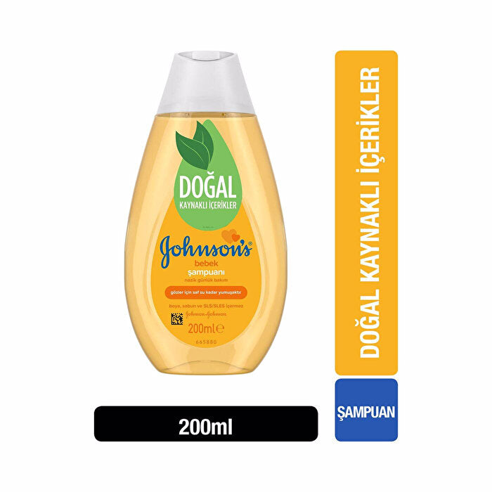 Johnson's Baby Shampoo 200ml - Gentle Formula | Hypoallergenic